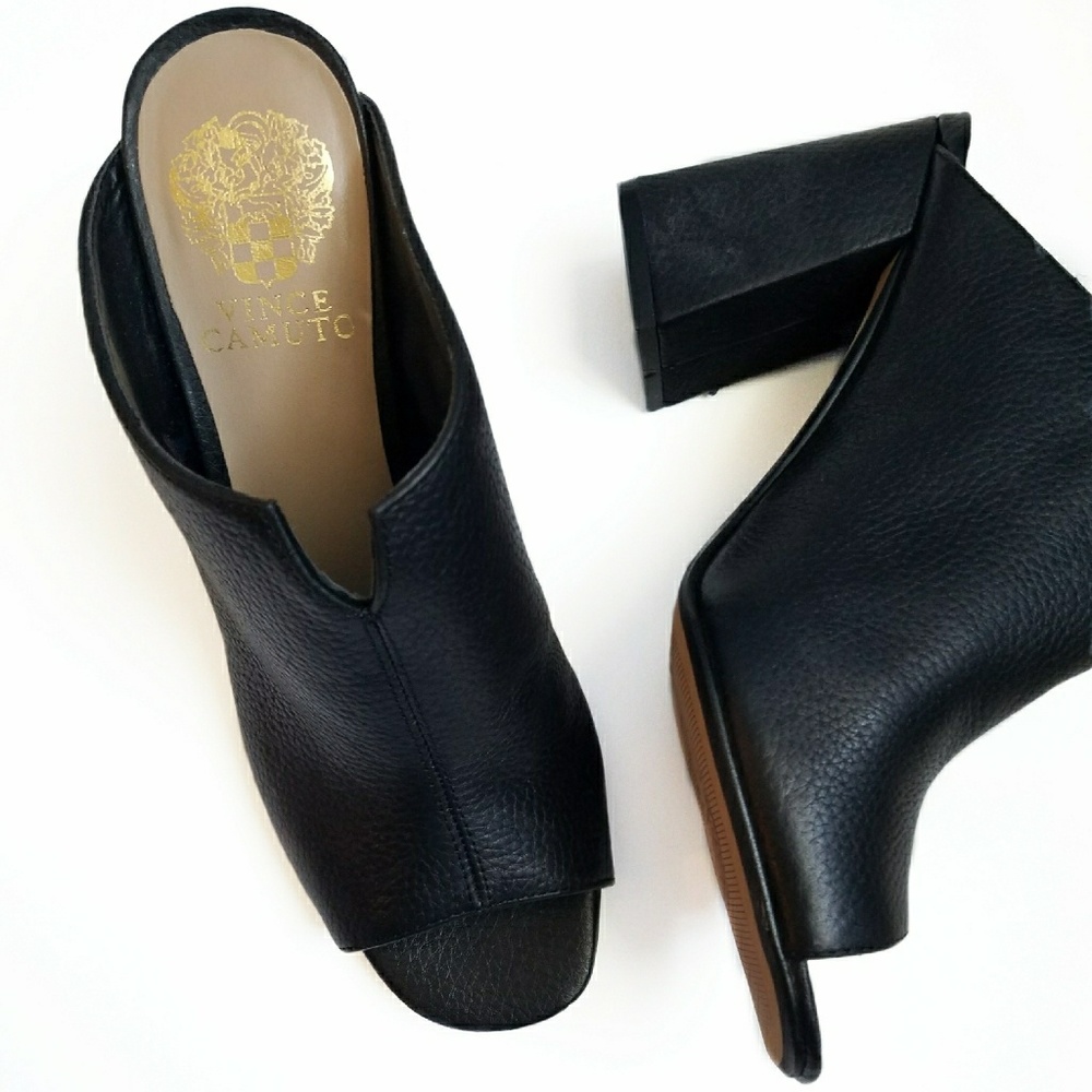 Vince Camuto Open Toe Mule Pump